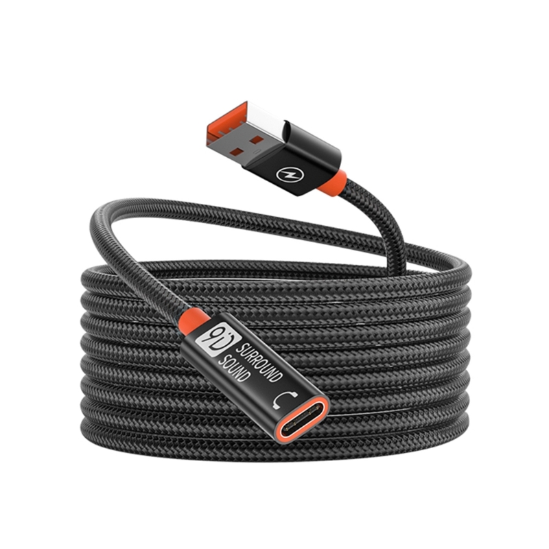 Coiled Usb Cable - USB A Stecker auf Typ C