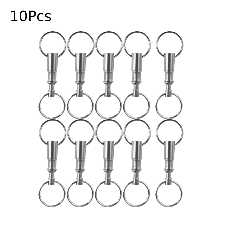 Keycap Puller Ring - 10 stücke Dual Abnehmbare Schlüsselanhänger Quick