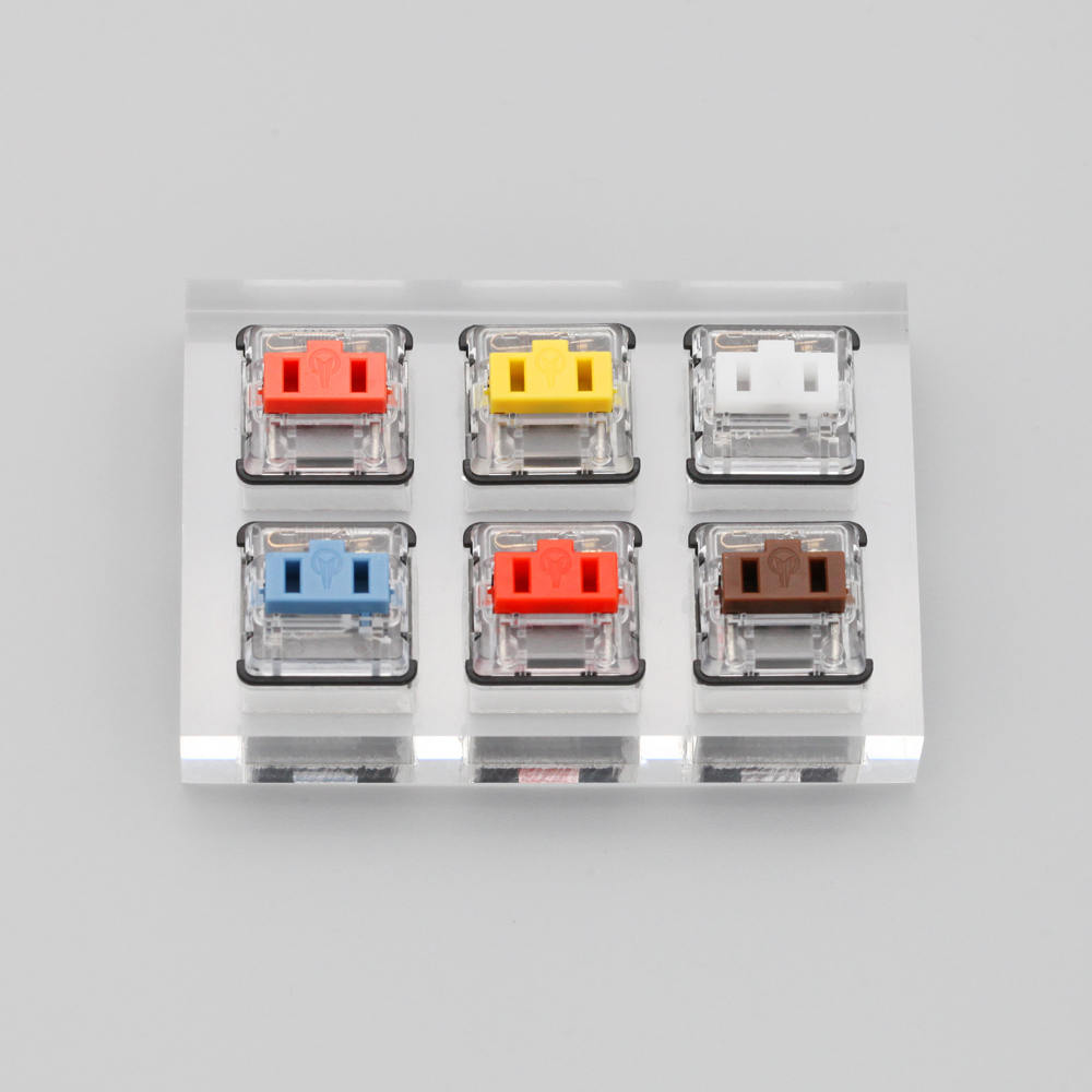 Gaming Keyboard Tester - Acryl Schalter Tester 2X3 Kailh choc