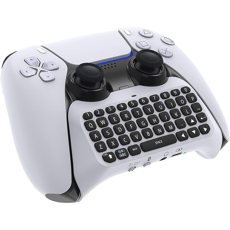Gaming Keyboard Bluetooth - Für PS5-Controller, Bluetooth 3.0 Chatpad DualSense-Controller-Zubehör