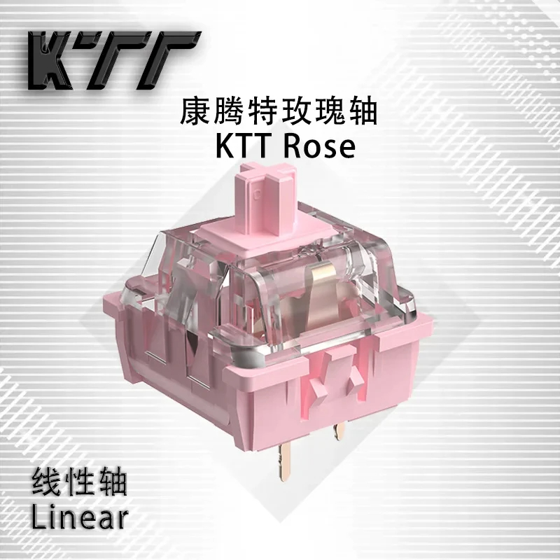 Keyboard Lube Kit - KTT Rose Switch Linearer 63g 5-poliger