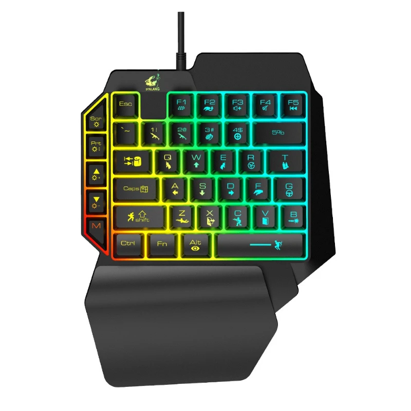 Keyboard Gaming Amazon - K15 Einhandtastatur Gun God Throne linke