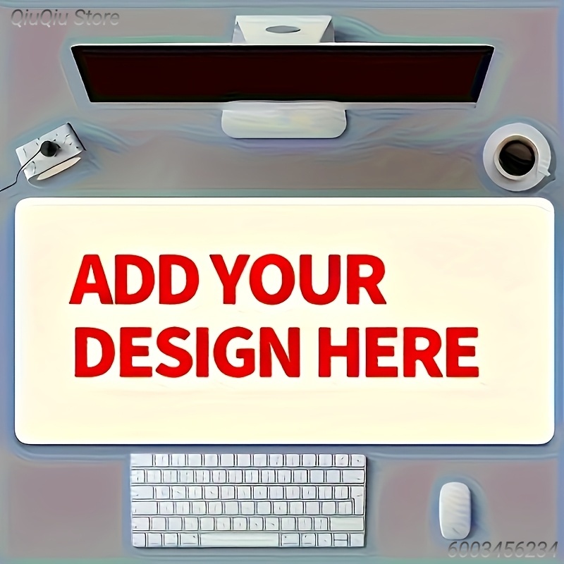 Gaming Keyboard And Mouse Pad - Maßgefertigtes Bild-Mauspad Personalisierte Große Schreibtischunterlage Rutschfeste