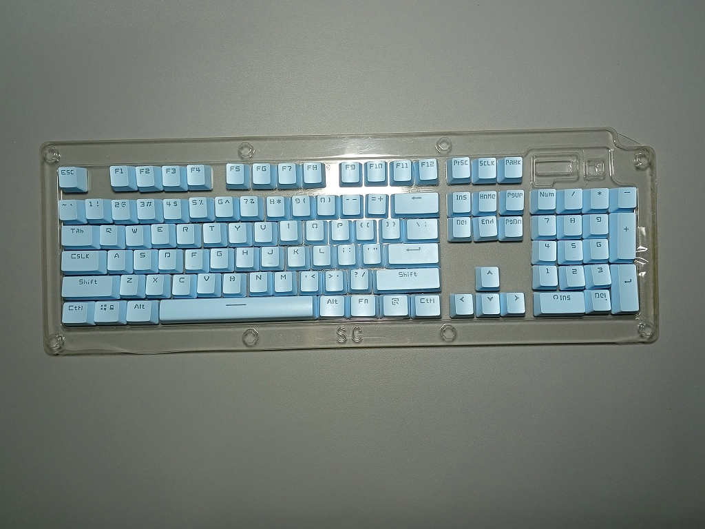 Gaming Keyboard Corsair - Corsair PBT transparente Tastenkappe für K70