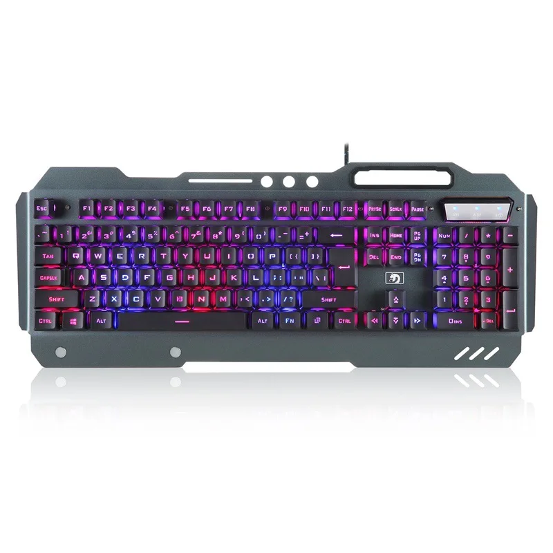 Keyboard Gaming Amazon - 618 mechanische Tastatur mit Hintergrundbeleuchtung, RGB-Gaming-Tastatur,