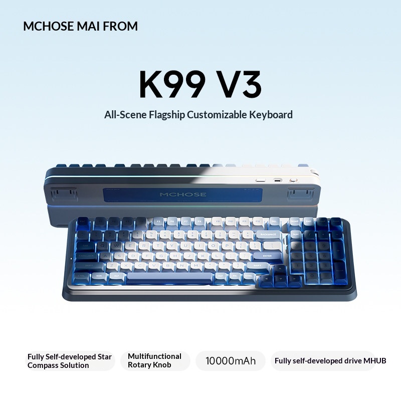 MCHOSE K99 V3 Anpassbare mecha – Gaming Keyboard Bluetooth Bewertung und Preis