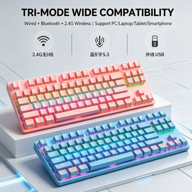BAJEAL K300 87-Tasten Kabelgeb – Gaming Keyboard K300 Bewertung und Preis