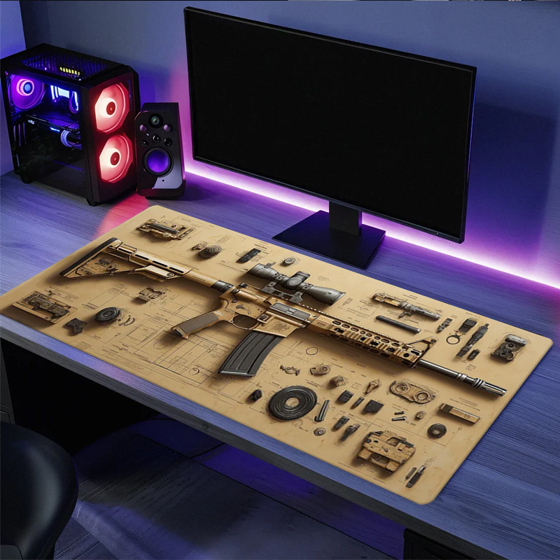 Zerlegbares Weiches Gaming-Mau – Gaming Keyboard And Mouse Pad Bewertung und Preis