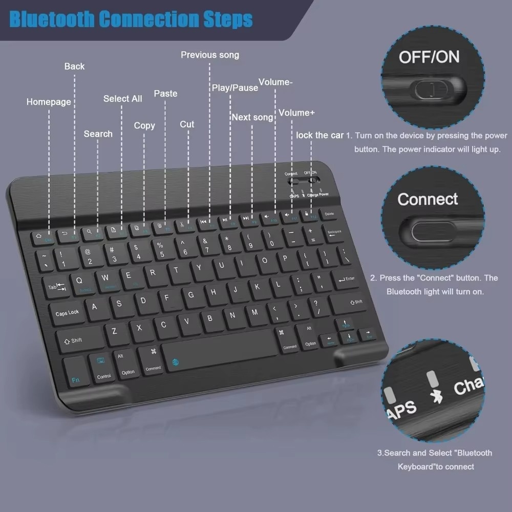 Bluetooth 5.0 Drahtlose Tastat – Gaming Keyboard Bluetooth Bewertung und Preis