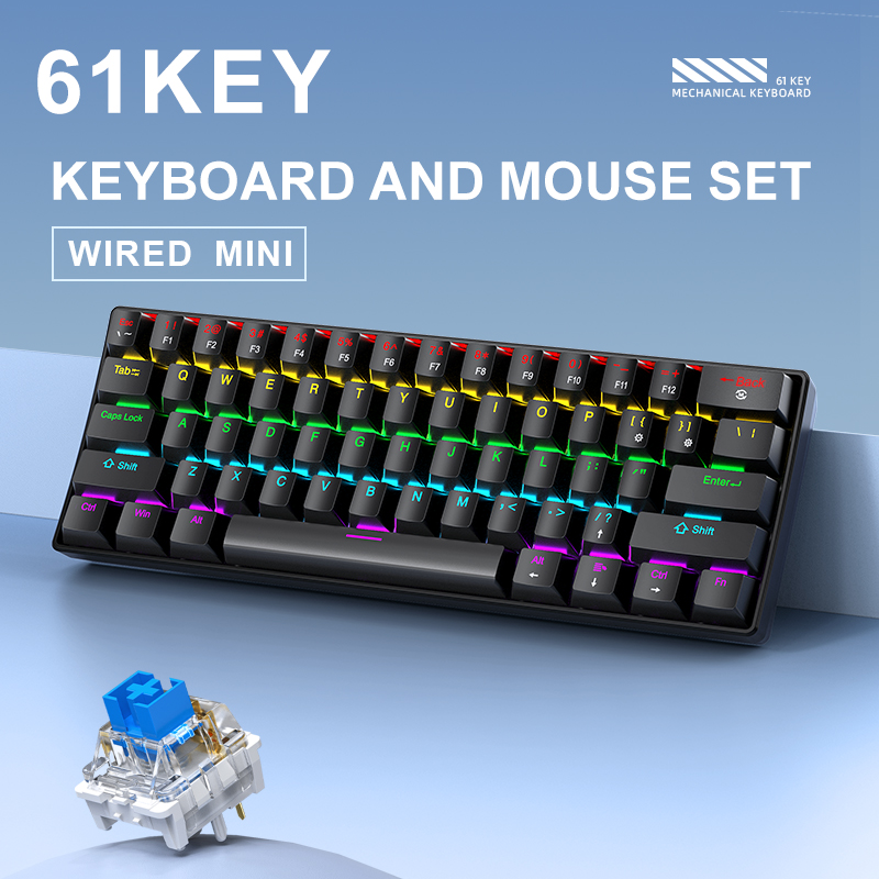 APAYADO K61 Mini-Mechanische T – Keyboard Gaming Blue Switch Bewertung und Preis