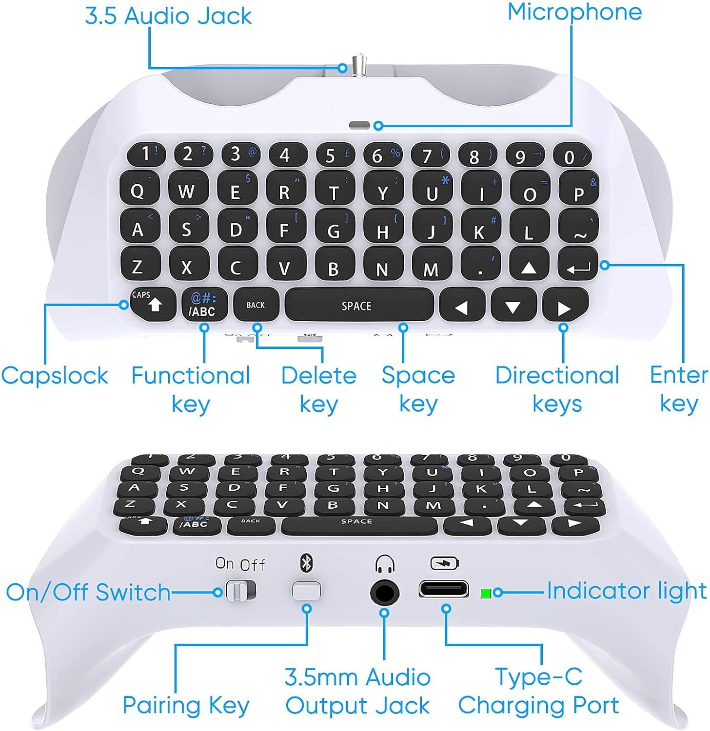 Für PS5-Controller, Bluetooth  – Gaming Keyboard Bluetooth Bewertung und Preis