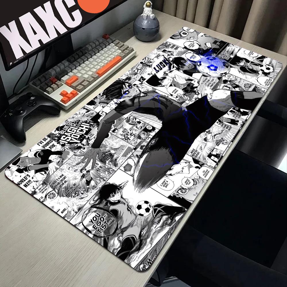Schwarz-weißes Anime-Mauspad,  – Gaming Keyboard Blue Bewertung und Preis