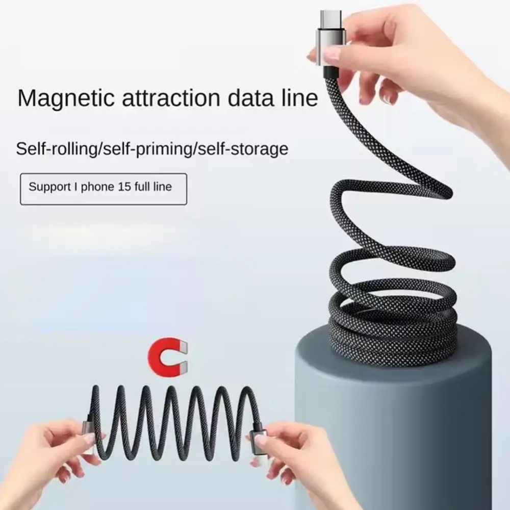 65W Selbstaufrollbares Magneti – Coiled Usb Cable Bewertung und Preis