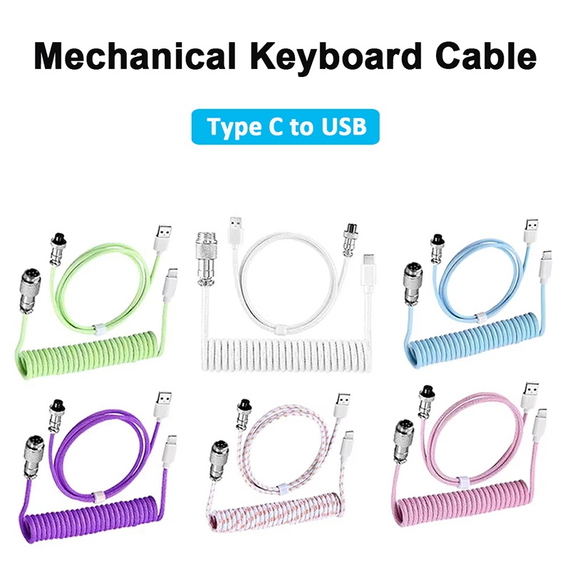 USB Typ C Mechanisches Tastatu – Coiled Usb Cable Bewertung und Preis