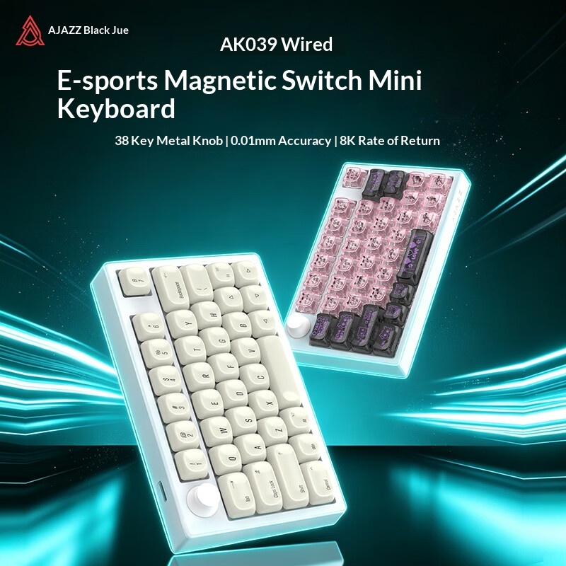 Ajazz AK039 Hall-Effekt Gaming – Gaming Keyboard Hall Effect Switches Bewertung und Preis