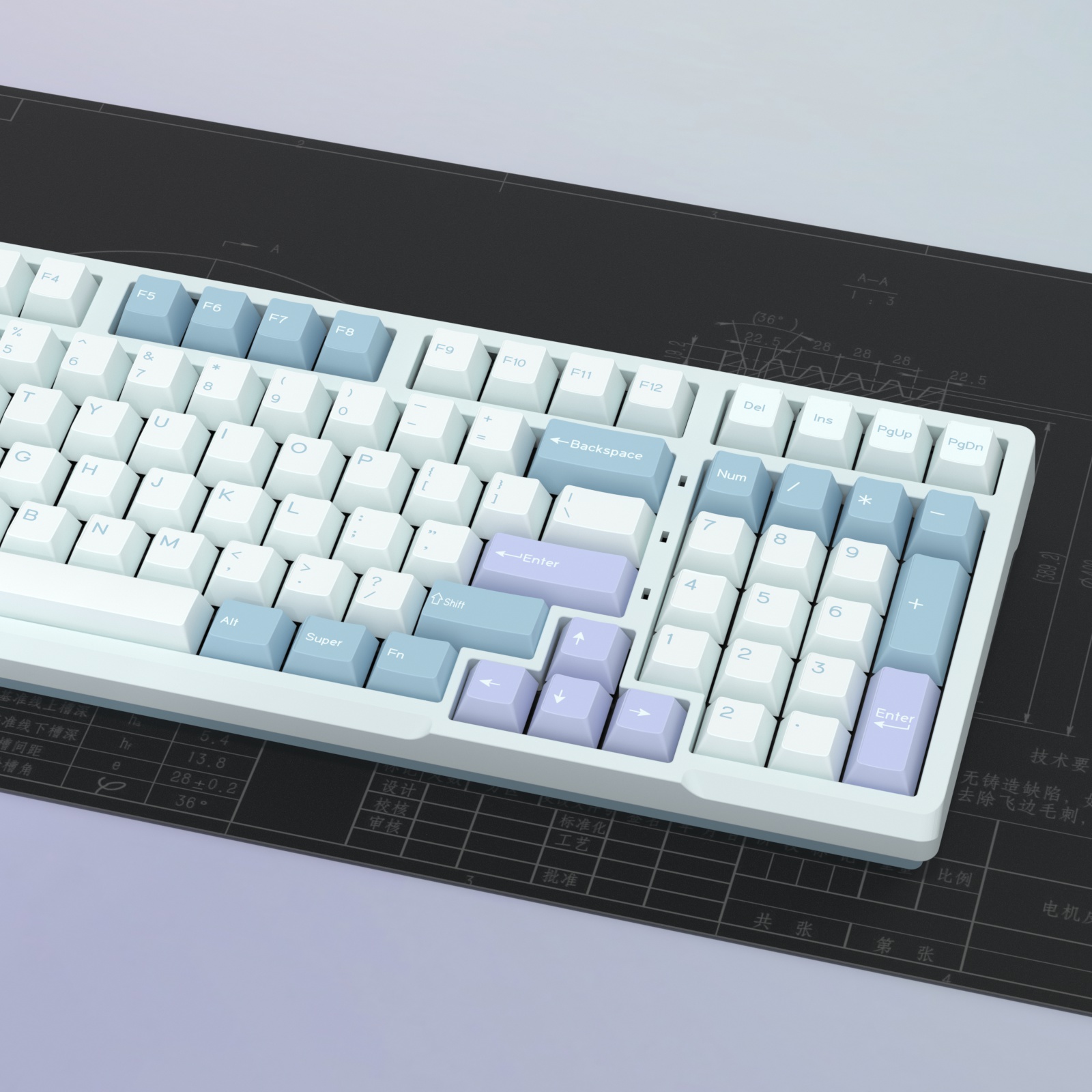 KBDiy GMK Illusion Keycap Cher – Gaming Keyboard Number Pad Bewertung und Preis