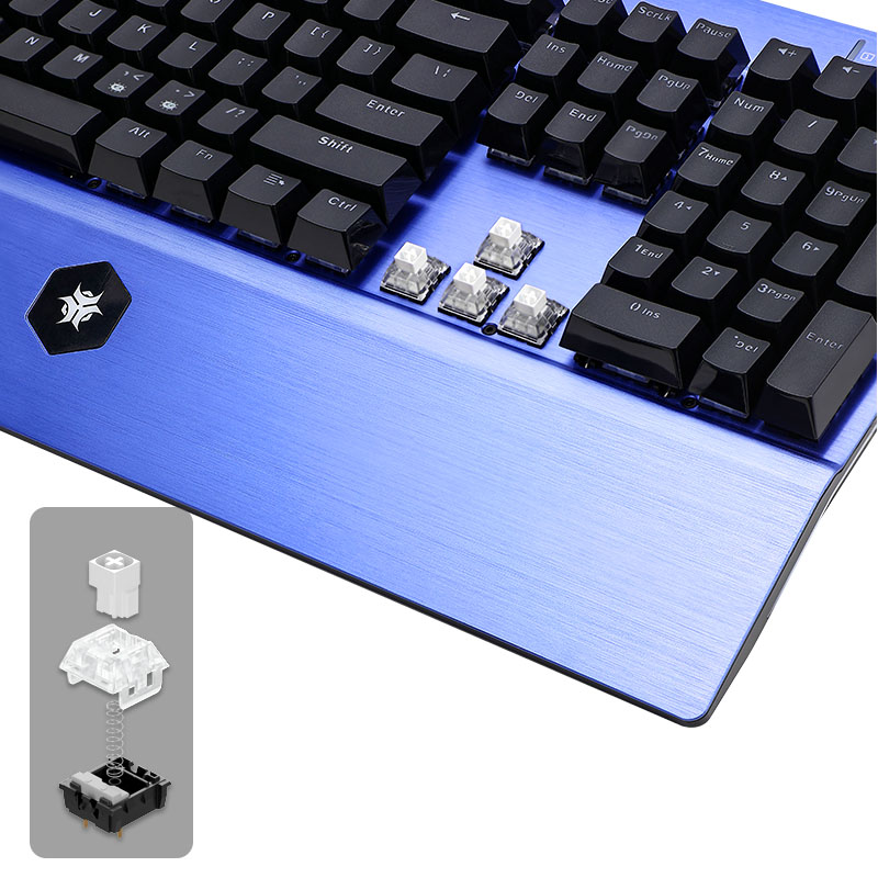 HEXGEARS GK739 Hot-Swap-fähige – Keyboard Gaming Blue Switch Bewertung und Preis