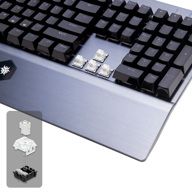HEXGEARS GK739 Hot-Swap-fähige – Keyboard Gaming Blue Switch Bewertung und Preis