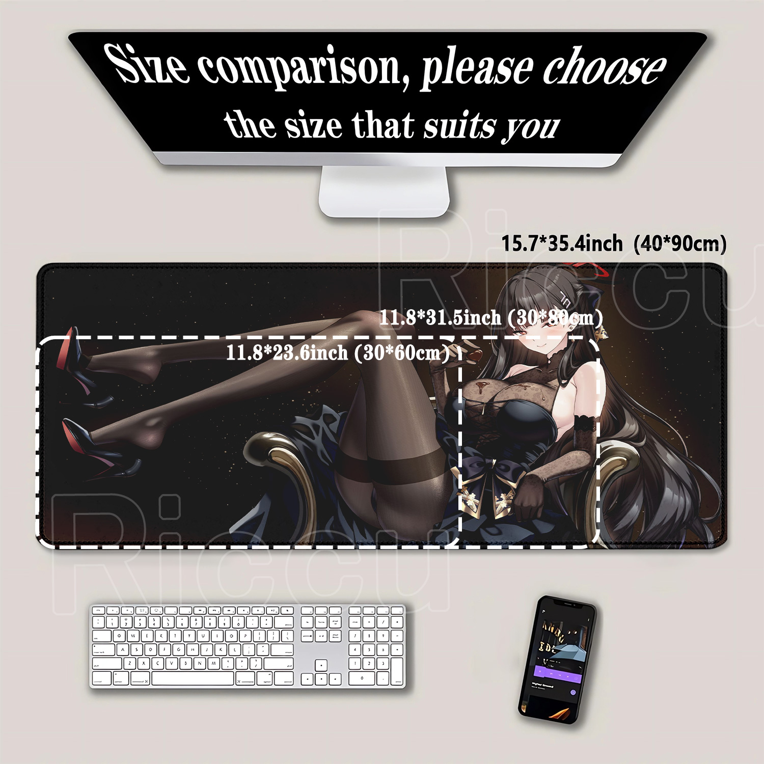 Anime-Mädchen Tsukatsuki Rio B – Gaming Keyboard Blue Bewertung und Preis