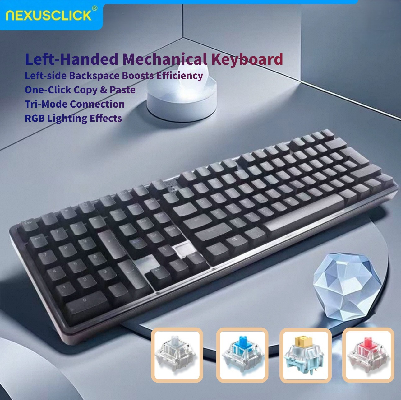 NexusClick Ergonomische Linksh – Gaming Keyboard Number Pad Bewertung und Preis
