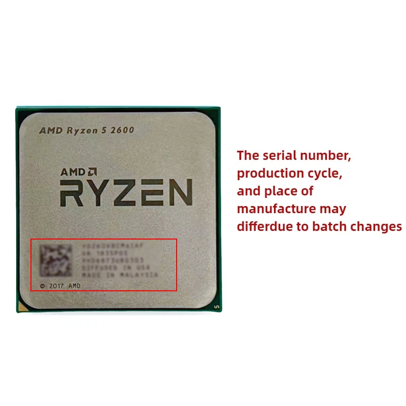 AMD Ryzen 5 2600 Tray CPU 6 Ke – Amd Cpu Ryzen 5 Bewertung und Preis